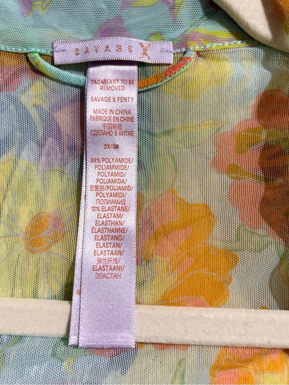 Pastel Floral Maxi Duster or Beach Cover-Up - Picture 6 of 9